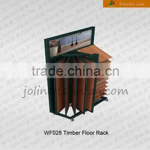 WF028 Timber Flooring Stands Rubber Floor Paint / Page Turning Type Rack thumbnail-1