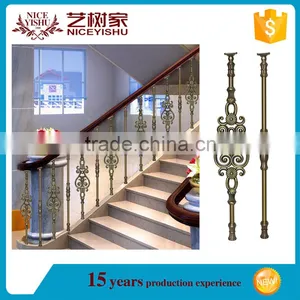 Hand Forged Wrought Iron Stair Railing / Decorative Wrought Iron Handrails Suppliers thumbnail-3