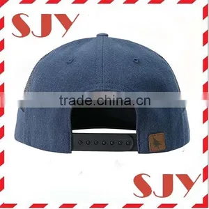 Custom 5 Panel Flat Short Brim Snapback Hat With Suede Brim thumbnail-4