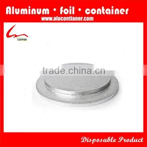 12" Round Silver Foil Cake Board thumbnail-5