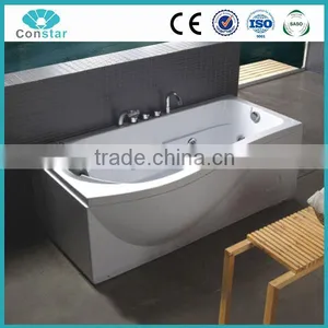 Acrylic ABS Massage Bathtub With Pillows 1700*900*600mm thumbnail-1