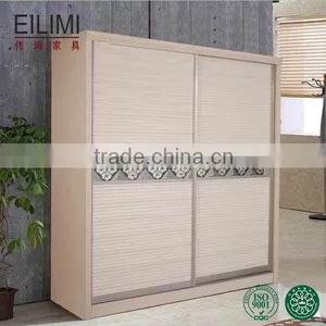 MDF and Melamine Material Clothes Wardrobe for Sale on a Low Price thumbnail-1