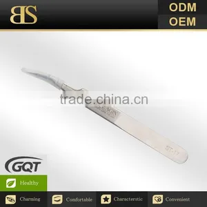 Eyelash Extension Stainless Steel Professional Bended Tweezer thumbnail-1