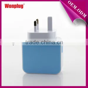 3.1A Singapore, Malaysia Travel Iphone 5 Charger With UK Plug thumbnail-1