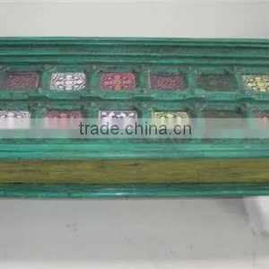 VINTAGE CERAMIC TILE COFFEE TABLE thumbnail-1