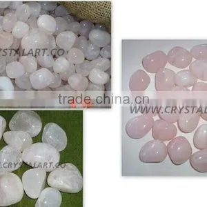 ROSE QUARTZ TUMBLED PEBBLES STONE thumbnail-1