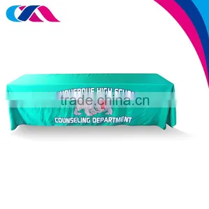 Advertise Waterproof Print Colorful Decoration Table Cover thumbnail-1