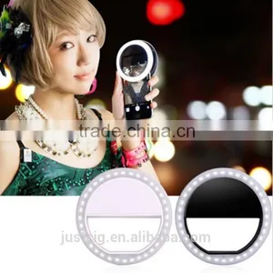 Selfie Ring Light,Portable Smartphone Selfie Mini LED Flash, Selfie Light for All of Mobile thumbnail-1