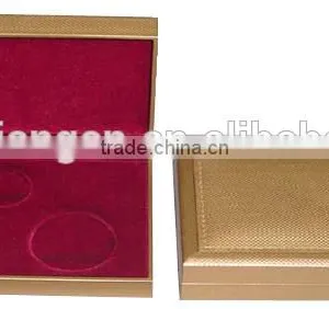 Leather Coin Box in Plastic Box Base thumbnail-1