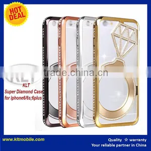KLT Fashion Luxury Leopard Skin PU Leather Wallet Case For Apple With Card Slots & Diamond Buckle thumbnail-5