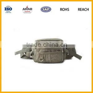 Factory Direct Sale Fashion Multilayer Men and Women Canvas Waist Bag for Outdoor and Sports thumbnail-1