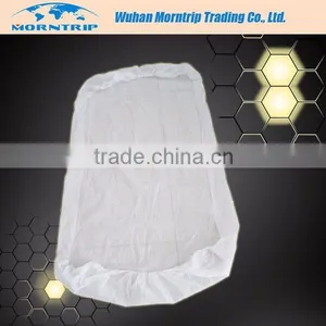 Hotel Supplies White Customized Size Disposable Protective Nonwoven Spunlace Bedsheet Bed Sheet thumbnail-4