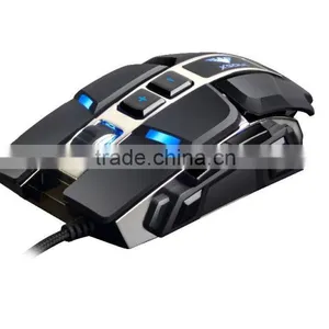 9 Buttons Detachable Wings and Prop Gaming Mouse thumbnail-1