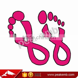 Foot Breast Cancer Ribbon t Shirt Printing Heat Transfer Sticker thumbnail-1