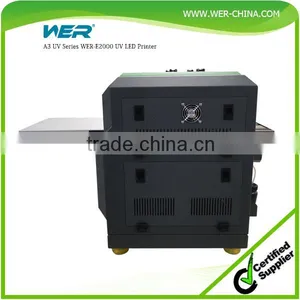 2016 Good Quality A3 Size WER E2000UV, uv Digital Inkjet Label Printer thumbnail-1