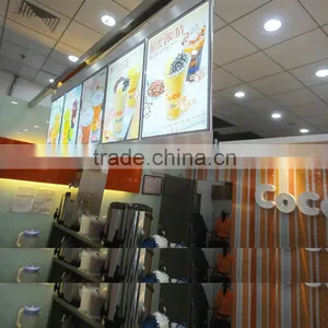New Fast Food Advertising Illuminated Led Menu Board Menu Cover thumbnail-1