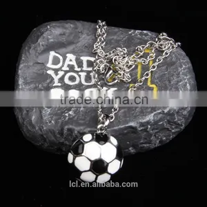 LCL-J3582 Enamel Soccer Baseball Volleyball Basketball Fashion Necklace thumbnail-4