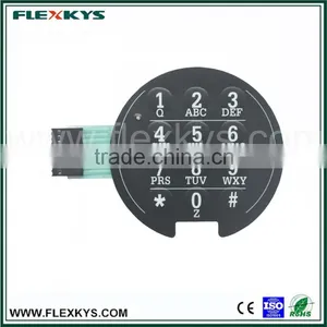 Professional Embossing Key Poly Dome Tactile Feedback Membrane Keyboard thumbnail-1
