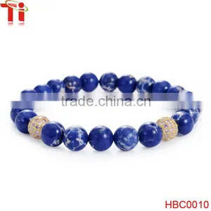 Latest Fashion Bangles Lapis Lazuli Bead Bracelet thumbnail-1