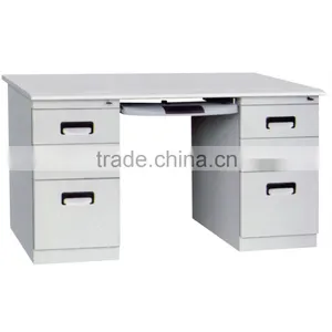 Factory Directly Office Furniture L Shaped Computer Desk With MDF Top Board thumbnail-5