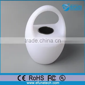 Waterproof Remote Control Rgb Color Changing Illuminated Led Bluetooth Speaker Lamp thumbnail-1