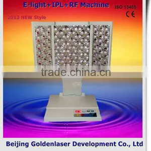 640-1200nm Www.golden-laser.org/2013 New Style E-light+IPL+RF Multifunction Machine Facial Toning Device Speckle Removal thumbnail-1