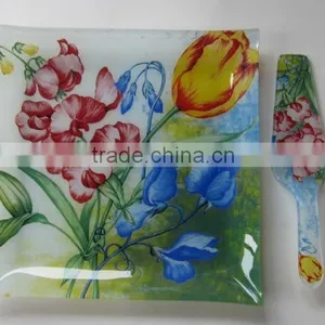 Salad Glass Bowl and Plate,glass Plate,hot Bending Glass Plate,high Quality Plate Made in Zibo City Shandong China thumbnail-5
