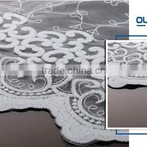 Laser Embroidery Flower Design Fabric For Curtains thumbnail-6