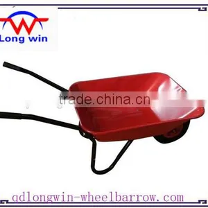 Green Tray 4-cu-ft. Folded Steel Wheelbarrow Wb4024 thumbnail-3