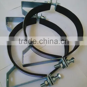 Galvanized Metal Supporting Rubber Clamp thumbnail-1