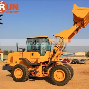 Everun Brand CE Approved 3 Ton Small Wheel Loader With Grapple/Grass Forks For Sale thumbnail-4