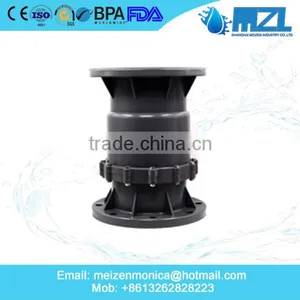 Pvc Sanitary Pipes Fittings/pvc Pipe Fitting/pvc Ball Check Valve in High Quality thumbnail-1