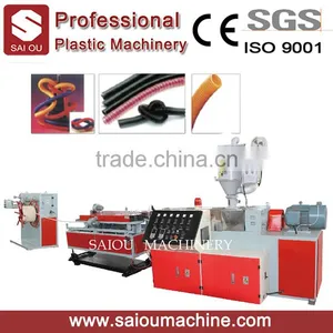 Plastic PE/PP/PVC Corrugated Pipe Production Line Supplier thumbnail-1