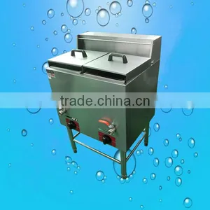 Factory Price Gas Duplex Double Basket Fryer , Double Basket Gas Deep Fryer for Sale,gas Deep Fryer(ZQW-75) thumbnail-1