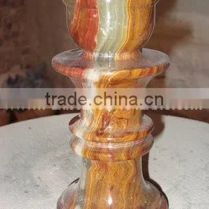 EXPORT QUALITY Modern Style ONYX CANDLE HOLDERS STANDS thumbnail-4