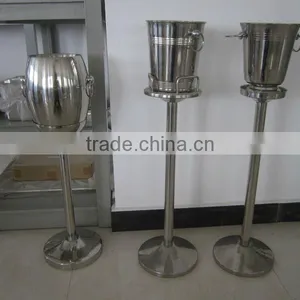 Stainless Steel Wine Bucket With Stand thumbnail-1