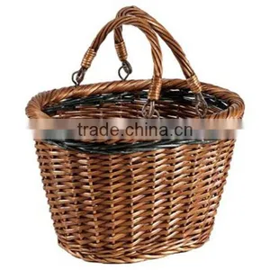 Wholesale Willow Wicker Folding Handle Shopping Basket thumbnail-1