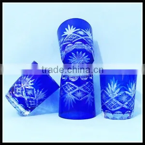 2017 Trendy Home and Hotel Stock Hand Cut Glass Tumbler thumbnail-1
