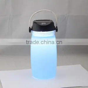 5 in 1 Silicon Camping Lamp Silicone Folding Cups LED Kettle thumbnail-3