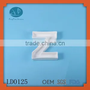 Design Ceramic Greek Alphabet Letter Dish thumbnail-1