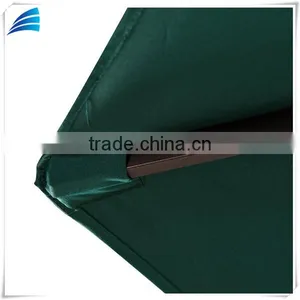 UV Resistant Treated Polyester Fabric, Waterproof,fade Resistant Patio Dark Green Garden Line Umbrella thumbnail-6