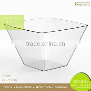 Newest Double Layer Pyrex Glass Icecream Bowl thumbnail-3