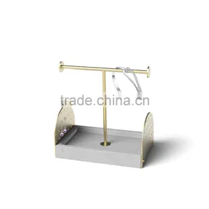 Metal Jewelry Holder, Jewelry Stand For Earrings,Necklaces, Bracelets With Cement Base thumbnail-4