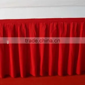 Hotsale Red Wedding Party Table Skirting thumbnail-1