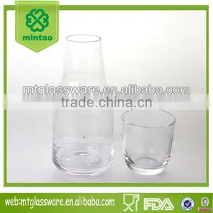 Custom Glassware Clear Glass Jug And Glass Cup Set thumbnail-1