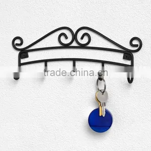 Black Scroll Wall Mount Key Rack thumbnail-1