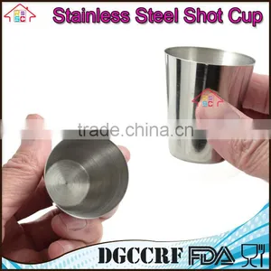 NBRSC 4 Pcs Mini Stainless Steel Cup Mug Drinking Wine Beer Tea Coffee Tumbler Camping Travel thumbnail-3