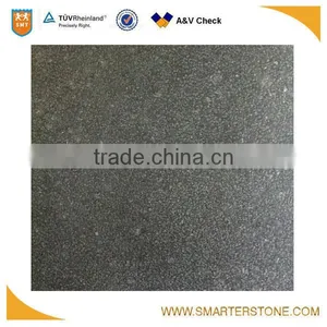 Absolute Black Leather Surface Cheap Price Basalt Tile for Wall thumbnail-1