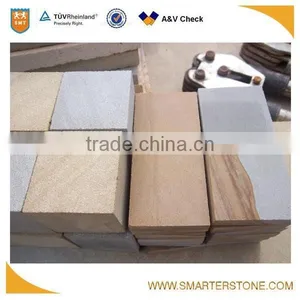 High Quality Sawn Cut Finished Sandstone for Wall Decoration thumbnail-1