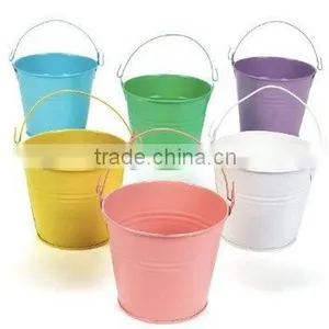 Assorted Color Decorative Metal Iron Flower Pot Hanging Balcony Garden Planter thumbnail-3